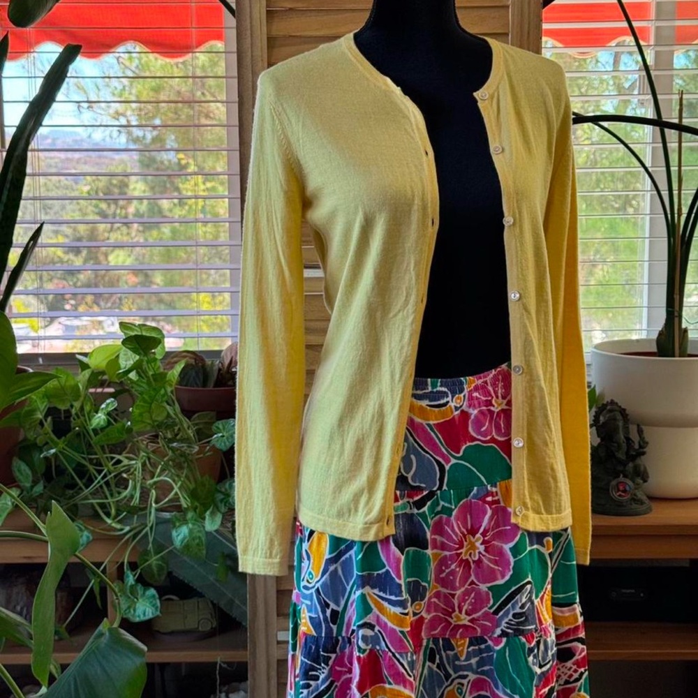 Vintage Carole little sport petites floral skirt multi colored 90’s